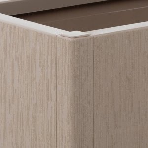 vidaXL Donica ogrodowa z kratką, jasnobrązowa, 80x36x140 cm, PP 7