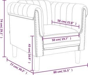 vidaXL Fotel, ciemnozielony, tapicerowany aksamitem 8