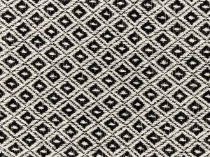 Beliani Koc bawełniany 200 x 220 cm czarno-biały CHYAMA 5