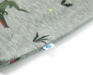 vidaXL Koszulka dziecięca z krótkimi rękawami, jasny melanż khaki, 128 5