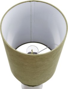 Lampa stołowa Beliani Lampa stołowa zamsz zielona OTEROS 4