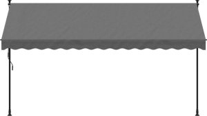 vidaXL Markiza zwijana, antracytowa, 350x150 cm, tkanina i stal 3