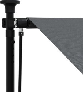 vidaXL Markiza zwijana, antracytowa, 400x150 cm, tkanina i stal 8