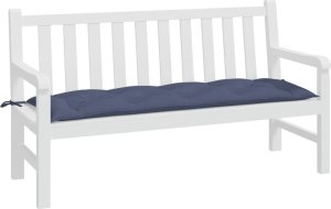 vidaXL Poduszka na ławkę ogrodową, granat, 150x50x7 cm, tkanina Oxford 3