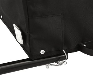 vidaXL Przyczepka rowerowa, czarno-żółta, 30 kg, żelazo 9