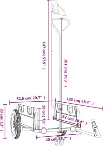 vidaXL Przyczepka rowerowa, czerwona, tkanina Oxford i żelazo 11