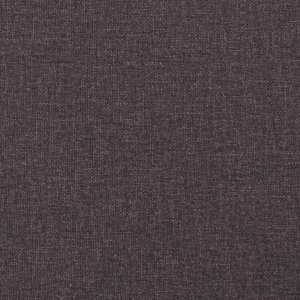 vidaXL Sofa Chesterfield, trzyosobowa, ciemnobrązowa, obita tkaniną 8