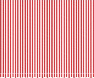 vidaXL Tkanina na wymianę do markizy, czerwono-białe paski, 4x3 m 3