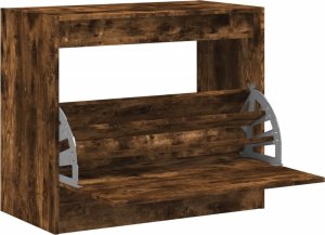 vidaXL Szafka na buty, przydymiony dąb, 80x42x69 cm 2