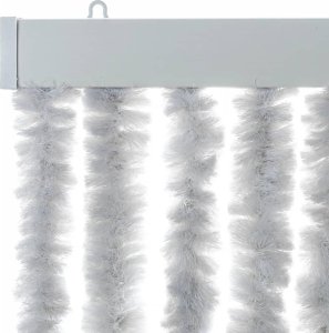 vidaXL Zasłona przeciwko owadom, szara, 90x220 cm, szenil 4