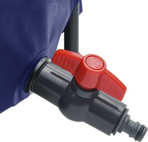 vidaXL Zbiornik na wodę deszczową, z kranikiem, składany, 500 L, PVC 7