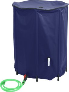 vidaXL Zbiornik na wodę, z kranikiem, składany, 750 L, PVC 2
