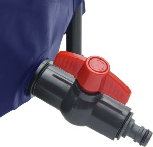 vidaXL Zbiornik na wodę, z kranikiem, składany, 750 L, PVC 7