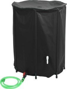 vidaXL Zbiornik na wodę, z kranikiem, składany, 750 L, PVC 2