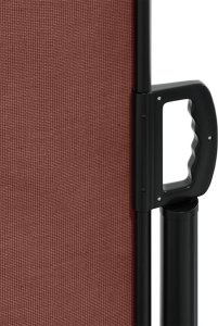 vidaXL Zwijana markiza boczna na taras, brązowa, 180 x 600 cm 8