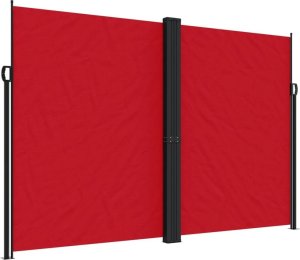 vidaXL Zwijana markiza boczna, czerwona, 220x600 cm 2