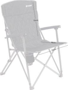 Outwell Krzesło turystyczne Outwell Derwent - black Uniwersalny 2