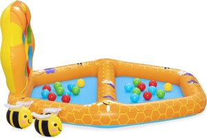 Bestway Plac zabaw dmuchany Pszczułki 127 x 119 x 61 cm Bestway 52639 6