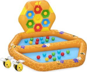 Bestway Plac zabaw dmuchany Pszczułki 127 x 119 x 61 cm Bestway 52639 8