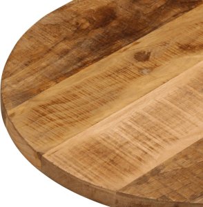 vidaXL Blat stołu, 120x50x3,8 cm, owalny, surowe drewno mango 6