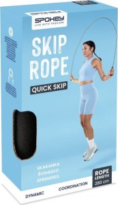 Skakanka sportowa Spokey Skakanka ze skórzaną linką Spokey QUICK SKIP 2