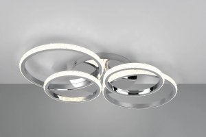 Lampa sufitowa DELIGHT Trio Cires R67364106 plafon lampa sufitowa 1x27W LED 4000K 3400 lm chrom 5