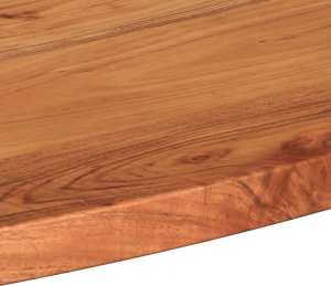 vidaXL Blat do stołu, 110x40x3,8 cm, owalny, lite drewno akacjowe 7