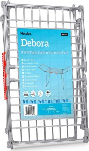Suszarka na pranie Massido Suszarka na pranie stojąca rozkładana Debora stal nierdzewna 19 mb 11