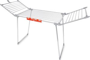 Suszarka na pranie Massido Suszarka na pranie stojąca rozkładana Debora stal nierdzewna 19 mb 3