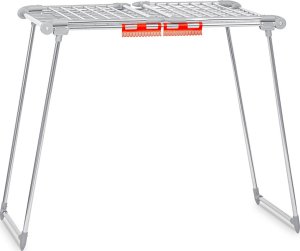 Suszarka na pranie Massido Suszarka na pranie stojąca rozkładana Debora stal nierdzewna 19 mb 4