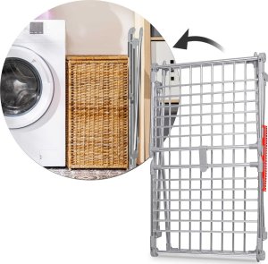 Suszarka na pranie Massido Suszarka na pranie stojąca rozkładana Debora stal nierdzewna 19 mb 10