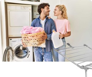 Suszarka na pranie Massido Suszarka na pranie stojąca rozkładana Lydia 27 mb stal nierdzewna 9