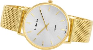 Zegarek Rubicon Zegarek Rubicon RNBD76 damski złoty 5