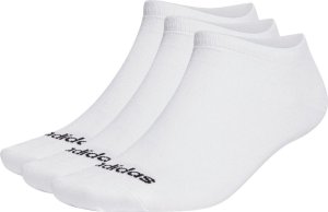 Adidas Skarpety adidas Thin Linear Low-Cut Socks 3P białe HT3447 43-45 1