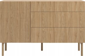 Selsey Komoda jednodrzwiowa Nolie z trzema szufladami 140 cm Dąb Olejowany 4