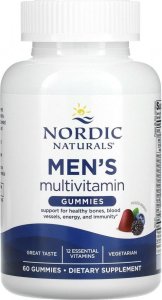 Nordic naturals Nordic Naturals Multiwitamina dla mężczyzn, miks jagód - 60 żelek 1