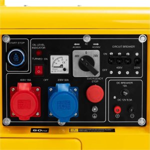 Agregat MSW Agregat generator prądotwórczy diesel na kółkach 230/400 V 7500 W 8.75 kVA 16 l Agregat generator prądotwórczy diesel na kółkach 230/400 V 7500 W 8.75 kVA 16 l 3