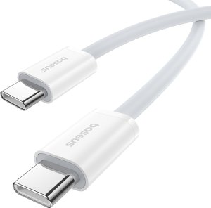 Kabel USB Baseus USB-C - USB-C 2 m Biały (6932172648794) 2