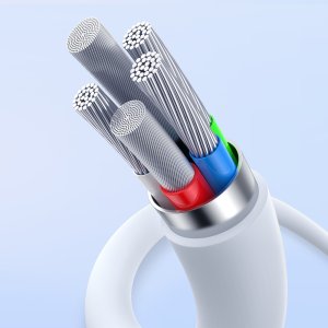 Kabel USB Baseus USB-C - USB-C 2 m Biały (6932172648794) 9