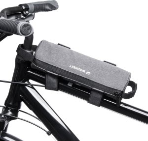 Wozinsky Torba rowerowa termiczna na bidon butelkę mocowana do ramy lub kierownicy 0.7L szara Torba rowerowa termiczna na bidon butelkę mocowana do ramy lub kierownicy 0.7L szara 2