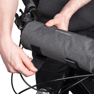 Wozinsky Torba rowerowa termiczna na bidon butelkę mocowana do ramy lub kierownicy 0.7L szara Torba rowerowa termiczna na bidon butelkę mocowana do ramy lub kierownicy 0.7L szara 4