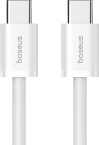 Kabel USB Baseus USB-C - USB-C 1 m Biały (6932172648800) 3