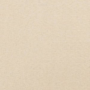 vidaXL vidaXL Łóżko kontynentalne z materacem, kremowe, 120x190 cm, tkanina 10