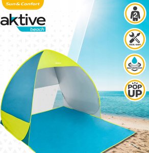 Aktive COLOR BABY 62165 Namiot plażowy żółto-nieb 3