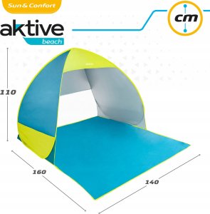Aktive COLOR BABY 62165 Namiot plażowy żółto-nieb 6