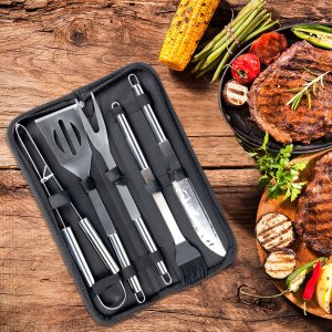 Maltec Sztućce do Grillowania w Etui z Rączką 5szt 3