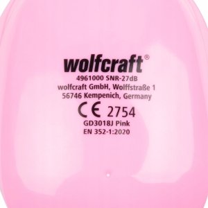 Wolfcraft Nauszniki dla dzieci, różowe Wolfcraft 4