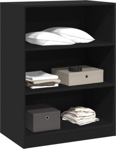 vidaXL vidaXL Szafka garderobiana, czarna, 77x48x102 cm 4