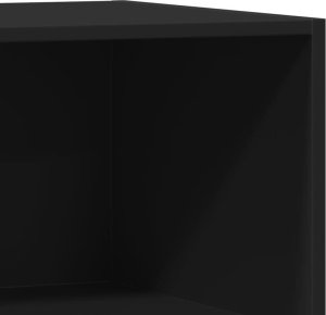 vidaXL vidaXL Szafka garderobiana, czarna, 77x48x102 cm 8