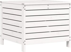 vidaXL vidaXL 7-cz. zestaw wypoczynkowy do ogrodu, biały, lite drewno sosnowe 8